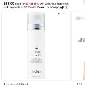Barely used Drybar Jump Start Quick Blowout Serum